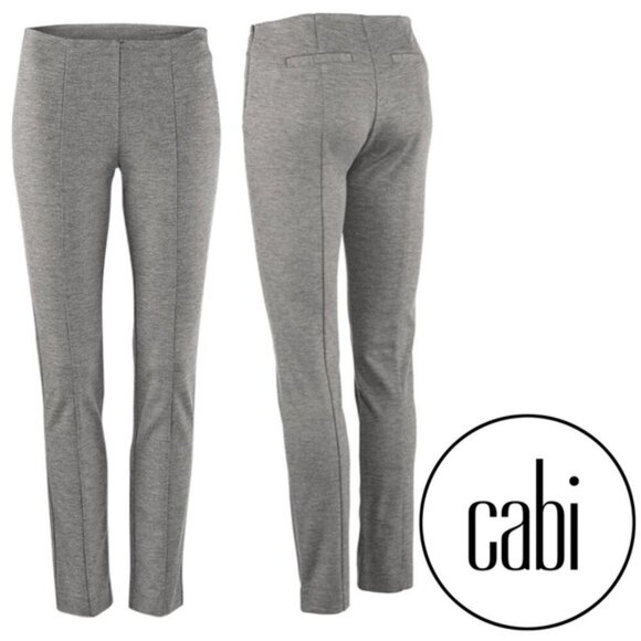 Cabi Newport Stretch Skinny Pants Size 8 #814 (lot of 2, one Navy and one Gray) - Picture 2 of 12